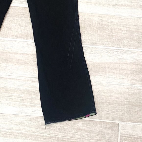 Vintage GHG Mid-Rise Straight Leg Studded Pocket Jeans in Black Denim Size 29 - Picture 14 of 15